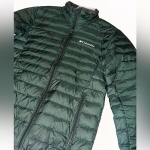 Columbia Men’s Dark Green Quilted Puffer Jacket